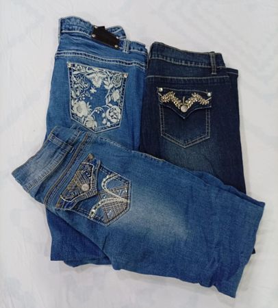 CR8095 Y2K Flare Jeans