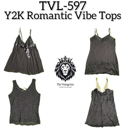 Y2K Romantic Vibe Tops (TVL-597)