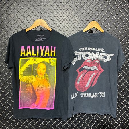 Vintage Music Band T-Shirt – Graphic Print (fnc 48)