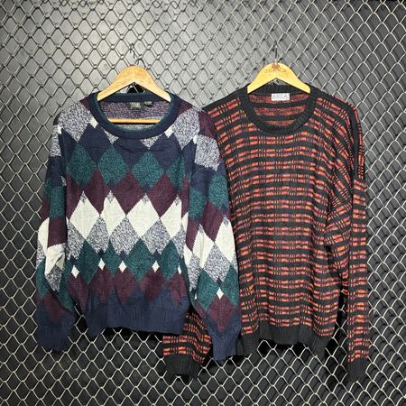 Vintage Ethnic Wool Sweater (fnc 51)