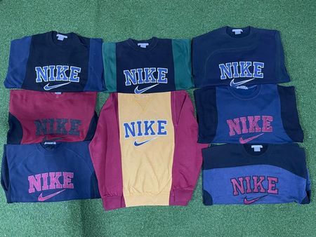 Upcycled Nike sweatshirts
