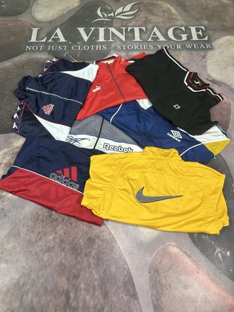 Vintage branded track jackets foot ball club