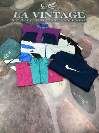 Branded vintage wind breakers