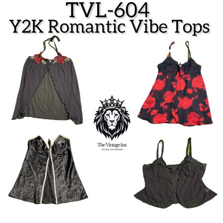 Y2K Romantic Vibe Tops (TVL-604)