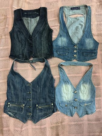 Denim waistcoat 20 pieces