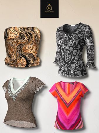 Collection de mode tendance pour femmes Y2k à manches mi-longues et tops