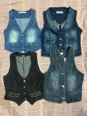 Denim waistcoat 20 pieces