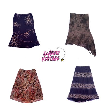 Y2K Grunge & Boho Skirts (MH-019)