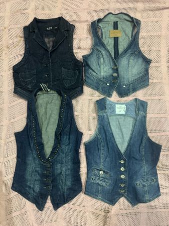 Denim waistcoat 20 pieces