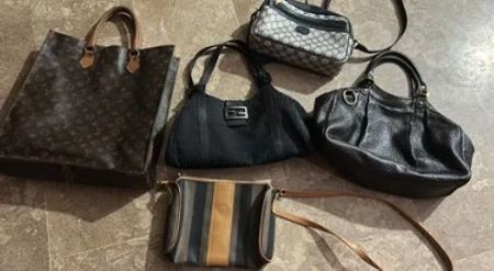 Authentic Fendi Gucci LV handbags