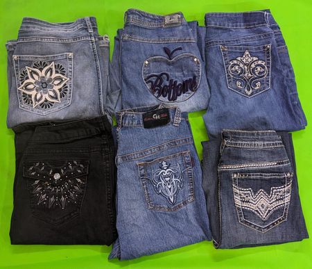 APPLE BOTTOM AND OTHER BRAND JEANS (FF7)