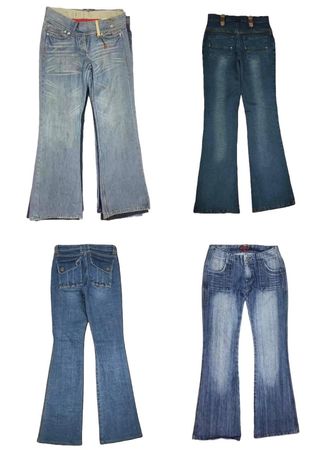 Y2K Cybergirl Flared Jeans