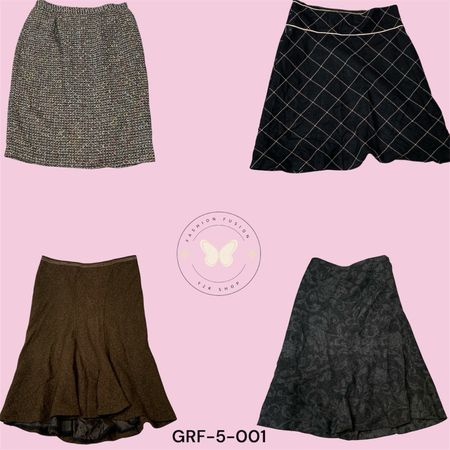 Y2K Wool Maxi Skirt – Vintage Inspired Long Winter Skirt (GRF-5-001)