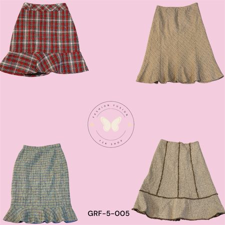 Women’s Y2K Style Wool Maxi Skirt – Classic A-Line Long Skirt (GRF-5-005)