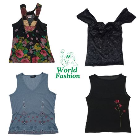 Y2k Sleeve Less Top ( WF007 )