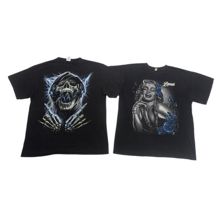 Vintage Movie Music Graphic Print Tshirts