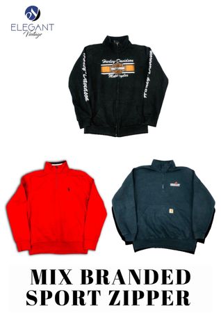 Mix Branded Sports Zipper - EVM1364