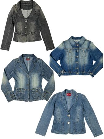 All in For Denim!! Y2K Jacket: TT-246