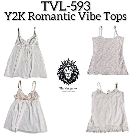 Y2K Romantic Vibe Tops (TVL-593)