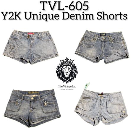 Y2K Unique Denim Shorts (TVL-605)