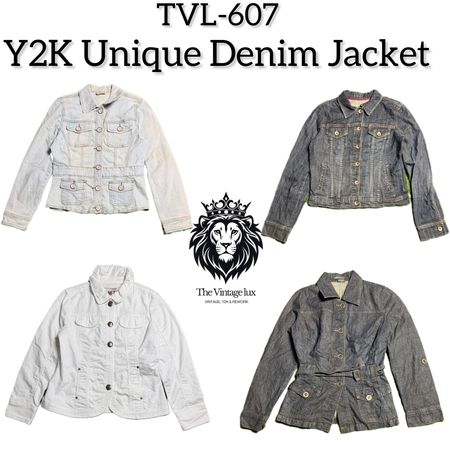 Y2K Unique Denim Jacket (TVL-607)