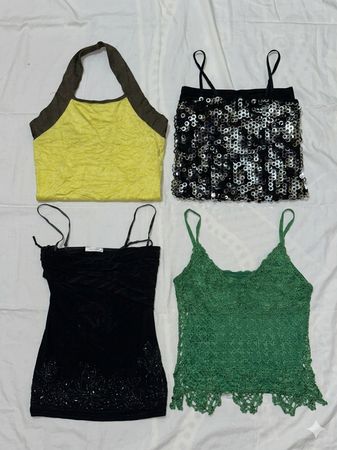 Y2K cami tops 17 pcs