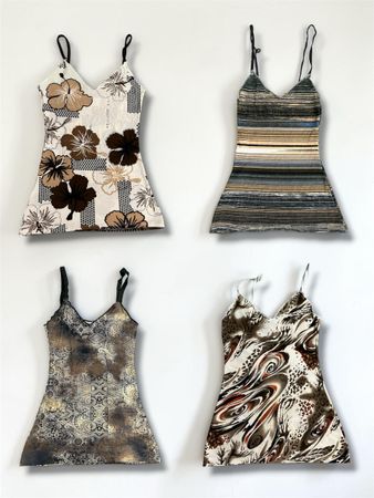 Y2k Style Cami Tops