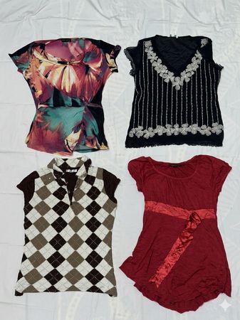 Y2K tops blouses 19 pcs