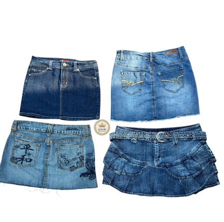 Y2K Denim Mini skirt 10 pcs At 837