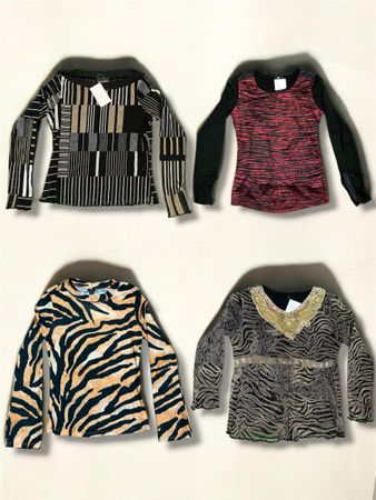 Fameux Tops en Maille à Manches Longues Y2k
