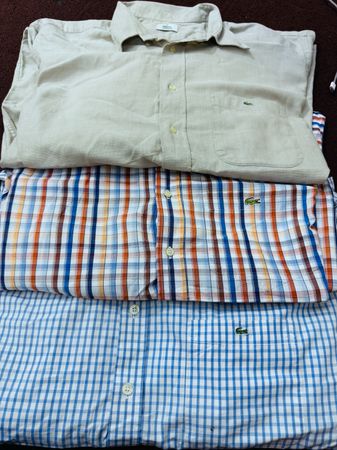 Lacoste button of shirt only A grade