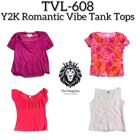 Y2K Romantic Vibe Tank Tops (TVL-608)