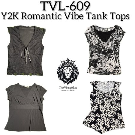 Y2K Romantic Vibe Tank Tops (TVL-609)
