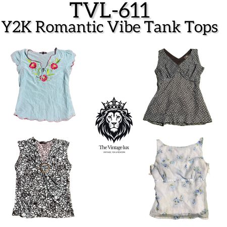 Y2K Romantic Vibe Tops (TVL-611)