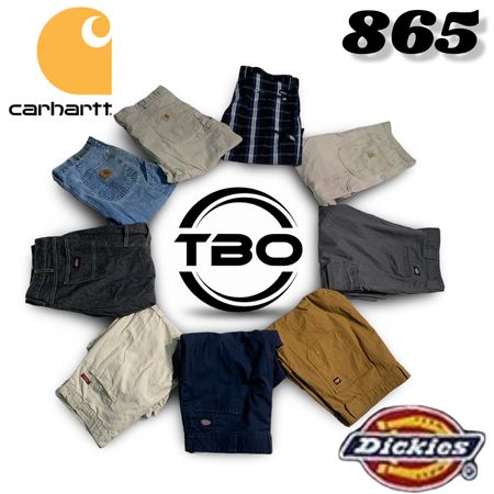 Branded cotton shorts (Brands) Carhartt & Deckies #865.🩳