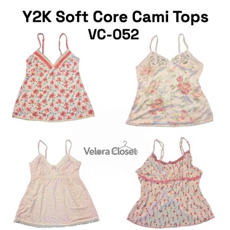Y2k soft core camitops