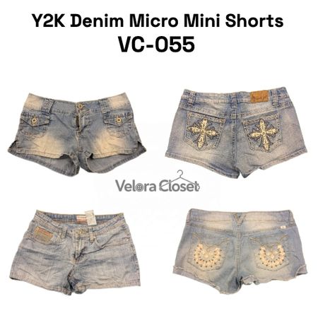 Y2K IT girl denim shorts