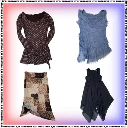 Asymmetrical Hem Edit - tops, dresses, skirts (SS-2359)