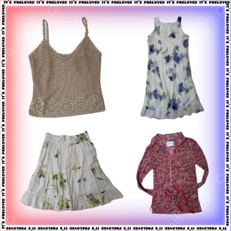 Brunch Outfits Bundle - tops, dresses, skirts (SS-2363)