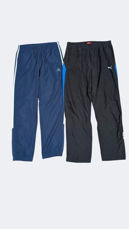 Addidas and puma track pants