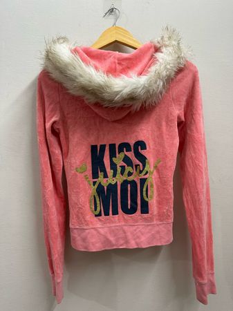 Y2K Juicy Couture Fur Hoodie