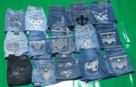EARL JEANS AND OTHER MIX BRANDS MINI SKIRTS (C 124)