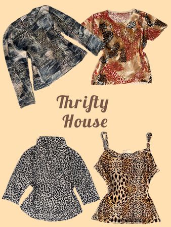 Y2k Animal Print Obsession Tops(TH/382)