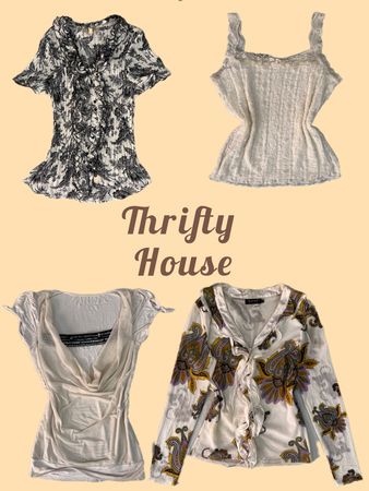 Ethereal Y2K Fits Tops(TH/383)