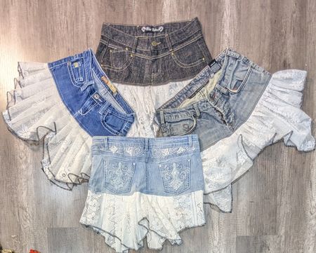 5437 - Upcycled Mini Skirts