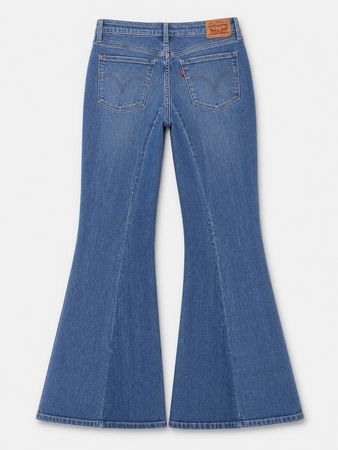 CR1566 Upcycled Floral Flare Jeans