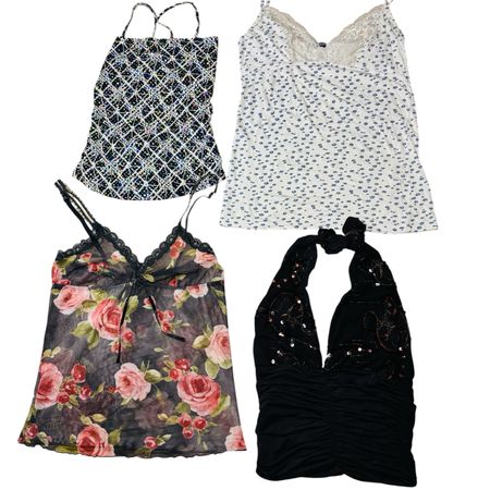Y2k cami tops