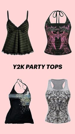 Y2K Party Tops #050626