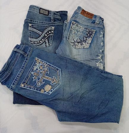CR8187 Y2K Flare & Straight Jeans