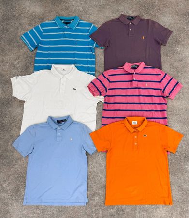Ralph Lauren, lacoste e tommy polos